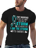PTSD Awareness Posttraumatic Stress Disorder Classic Cotton Tee – Unisex Comfort For Any Season