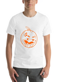 Pumpkin Punk Halloween Classic Cotton Tee – Unisex Comfort For Any Season