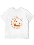 Pumpkin Punk Halloween Classic Cotton Tee – Unisex Comfort For Any Season