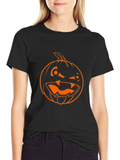 Pumpkin Punk Halloween Classic Cotton Tee – Unisex Comfort For Any Season