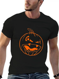 Pumpkin Punk Halloween Classic Cotton Tee – Unisex Comfort For Any Season