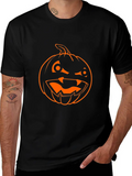 Pumpkin Punk Halloween Classic Cotton Tee – Unisex Comfort For Any Season
