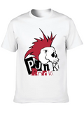 Punk Rock Saved My Life Classic Cotton Tee – Unisex Comfort For Any Season