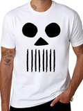 Punk Skull Grunge Classic Cotton Tee – Unisex Comfort For Any Season