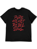 Pure Heart Rebel Soul Classic Cotton Tee – Unisex Comfort For Any Season