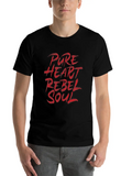 Pure Heart Rebel Soul Classic Cotton Tee – Unisex Comfort For Any Season