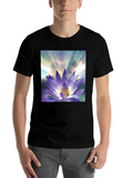 Purple Lotus Classic Cotton Tee – Unisex Comfort For Any Season