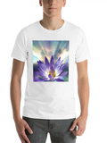 Purple Lotus Classic Cotton Tee – Unisex Comfort For Any Season
