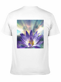 Purple Lotus Classic Cotton Tee – Unisex Comfort For Any Season