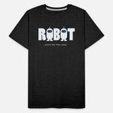 Purple Modern AI Robot T Shirt 1