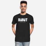 Purple Modern AI Robot T Shirt 1