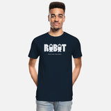 Purple Modern AI Robot T Shirt 1