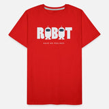 Purple Modern AI Robot T Shirt 1