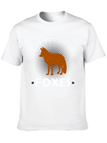 Life is Better with Foxes Black T-Shirt