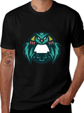 Cool Owl Graphic Black T-Shirt