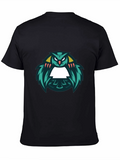 Cool Owl Graphic Black T-Shirt