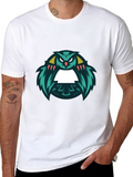 Cool Owl Graphic Black T-Shirt