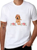 Dog Mom T-Shirt: Golden Retriever Mothers Day Tee