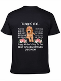 Dog Mom T-Shirt: Golden Retriever Mothers Day Tee