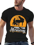 Feel the Harmony Piano Player Graphic T-Shirt