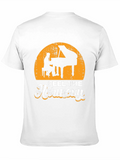 Feel the Harmony Piano Player Graphic T-Shirt