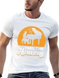 Feel the Harmony Piano Player Graphic T-Shirt