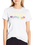 Speech Therapy Heart T-Shirt - Black