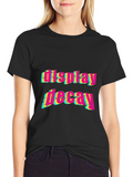 Display Decay Graphic Tee - Black
