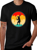 Retro Tennis Player T-Shirt - Serve in Style!