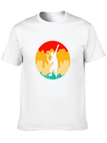 Retro Tennis Player T-Shirt - Serve in Style!