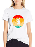 Retro Tennis Player T-Shirt - Serve in Style!