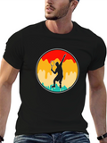 Retro Tennis Player T-Shirt - Serve in Style!