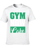 Gym Now Cake Later Graphic T-Shirt
