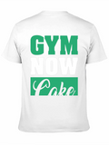 Gym Now Cake Later Graphic T-Shirt