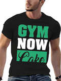 Gym Now Cake Later Graphic T-Shirt