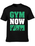 Gym Now Cake Later Graphic T-Shirt