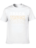 Truck Graphic Print Mens T-Shirt