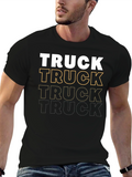 Truck Graphic Print Mens T-Shirt