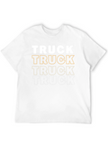 Truck Graphic Print Mens T-Shirt