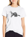 Tribal Ferret Graphic T-Shirt - Unique Design