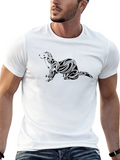 Tribal Ferret Graphic T-Shirt - Unique Design
