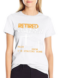 Retired Lineman T-Shirt - Staying Home