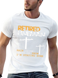 Retired Lineman T-Shirt - Staying Home