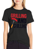 Grilling & Chilling BBQ T-Shirt