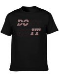 Motivational Dont Quit Black T-Shirt