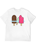 Fun Ice Cream Graphic Tee - Black