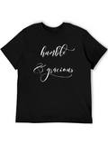 Humble & Gracious Graphic Tee - Soft Black T-Shirt