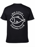 Big Catch Fishing Club Graphic T-Shirt