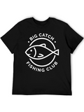 Big Catch Fishing Club Graphic T-Shirt