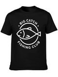 Big Catch Fishing Club Graphic T-Shirt